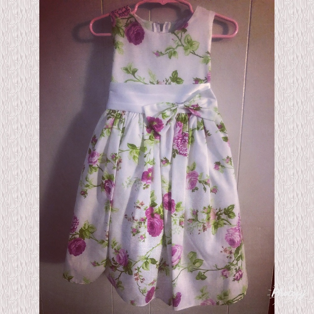 Pink Peony Girls Dress 🌸